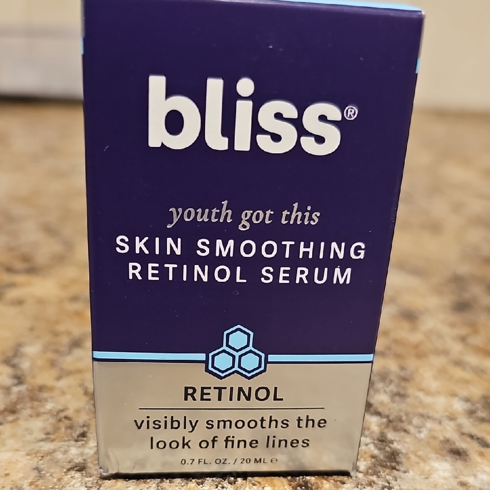 Bliss Skin Smoothing Retinol Serum - Purple and Silver